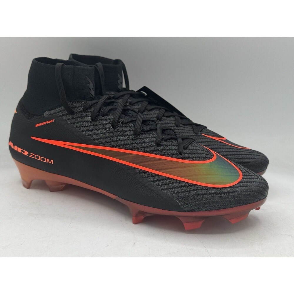 Nike Mercurial Superfly 10 Elite LV8 FG High Black Crimson IF4100-088 Men’s 9.5
